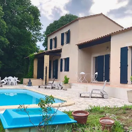 La Villa Du Gardon: Riverside Retreat with Panoramic Gorge Views Collias Exterior photo